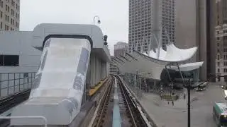 Detroit People Mover POV December 29th 2023