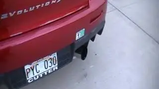 My Evo X video #3 just installed downpipe and Manual Boost Controller