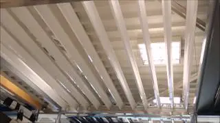 Steel waterproof open-closed shading system 