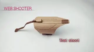 How to make WEB SHOOTER that shoot|from cardboard