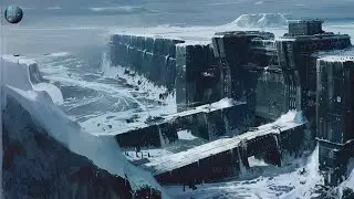 Cyberpunk Snowstorm ☢️ Ambient Soundscape of a Dystopian Post-Earth World