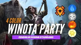 4 Color Winota Party Deck | MTG  Arena | Zendikar Rising Standard