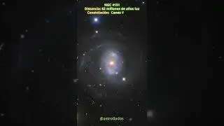 NGC 4151: la galaxia conocida como el ojo de Sauron 👁️🔥 #shorts #galaxia #NGC4151 #astronomia