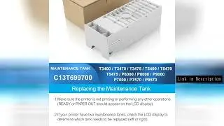 T699700 T6997 C13T699700 Maintenance Ink Tank For Epson SureColor P6000 P6080 P7000 P8000 P9000 T340