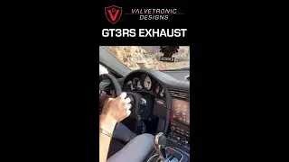 LOUD GT3RS SHOOTING FLAMES at the Hoover Dam with VALVETRONIC Designs Exhaust #porsche #gt3rs #car