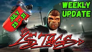 Weekly Update:  July 25 - 31 in GTA 5 Online: New Vehicle, 2X$ & RP, Discounts, Removed Cars & More!