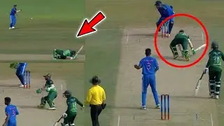 Farhan unluckily run out by Yash dhull amazing throw in IND A vs PAK A Final Match Asia Cup 2023