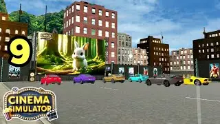 Cinema Movie Theatre Simulator 🎦, Open Air Parking, Movie.  (iOS,Andriod)