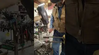 spring fuller under the treadle hammer