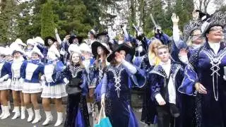 Fastnachtszug 2016 in Höhr-Grenzhausen mit der KG Grau-Blau