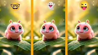 Cutest Pink Creature Animation 🐾 | Relaxing & Adorable Video
