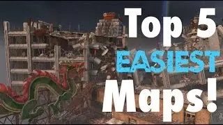 TOP 5 EASIEST MAPS! (COD ZOMBIES)