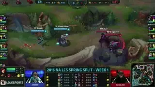 C9 vs IMT (LCS 2016 NA W1D1)