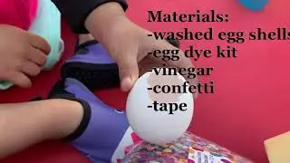 Confetti filled Easter Eggs