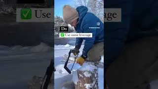 How to saw wood more efficiently with a hand saw!