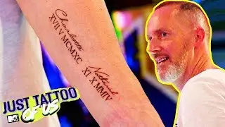 Charlotte Crosby's Dad Gets A Lovely Family Tattoo | Most Thoughtful Tattoos | Just Tattoo Of Us
