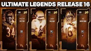 ULTIMATE LEGENDS 99 OVR WALTER PAYTON, LARRY WILSON & LTD JOE MONTANA | MADDEN 24 ULTIMATE TEAM