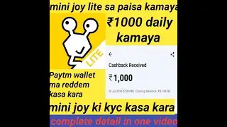 How to earn money by mini joy lite