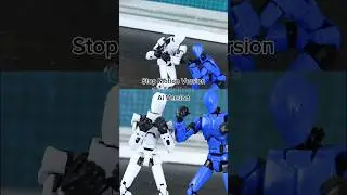 Stop motion vs ai video #dummy13 #dummy #stopmotion