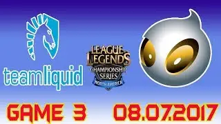 [NA LCS Summer 2017 W9D3] TL vs DIG Game 3 Highlights | Team Liquid vs Team Dignitas