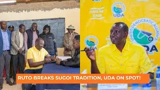 Ruto Breaks Sugoi Tradition, Votes in UDA Grassroots Polls