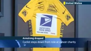 Cyclist Lance Armstrong dropped by sponsors