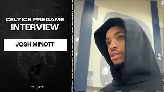 Josh Minott Pulls Out PHONE to Show Off Missed Foul Call | Celtics Pregame