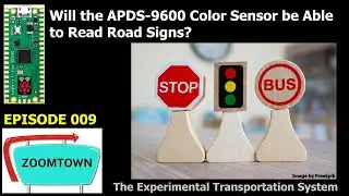 E009 APDS 9960 Color Sensor - Can it read road signs?