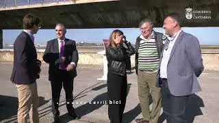 Comienzan las obras de rehabilitaci&oacute;n del puente sobre la R&iacute;a de Cubas entre Somo y Pedre&ntilde;a