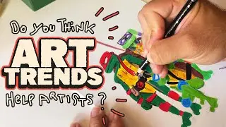 I Hate Art Trends 🌎 drawing Ninja Turtles! Can you Grow your Followers with Art Trends?