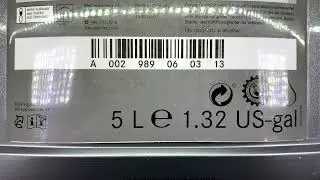 A002989060313 Масло для 9 ступенчатых коробок передач MB236.17 9G-TRONIC (ATF) 5л Mercedes
