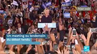 Pr&eacute;sidentielle am&eacute;ricaine : Hillary Clinton se d&eacute;tache, Donald Trump affaibli