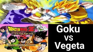 Goku Vs Vegeta Dragon Ball Z Budkai Tenkaichi 3 Aethersx2 Gameplay
