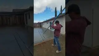 concrete finisher...California...Straight Arrow Groover........ 