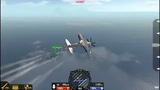 don't mind me, just dodging missiles in a prop plane...