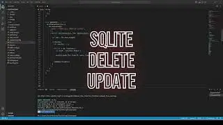 React Native SQLite Part2 (delete, update)