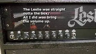 THE LESLIE 3300 AND HAMMOND SKX