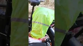 Удобная перевозка вещей на велосипеде с помощью сумки #ENGWE