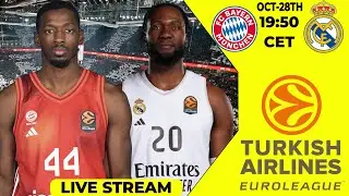 FC Bayern Munchen Takes on Real Madrid in Epic Euro League Basketball Clash!