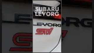 【癖になる音楽66】SUBARU LEVORG 1.8L STI SPORT レヴォーグ　#レヴォーグ #エンブレム #限定車 #levorg #sti #subaru #スバル