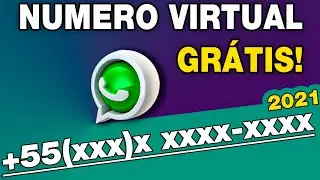 Como criar numero virtual  para whatsapp sem chip 2021 METODO INCRIVEL 100% FUNCIONAL