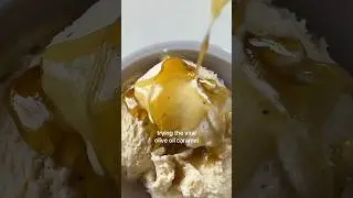 2 INGREDIENT OLIVE OIL CARAMEL 🍨🫒🤤 #easyrecipe #healthyrecipes #foodasmr