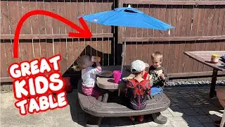 STRONG Picnic Table for up to 8 KIDS! - Little Tikes