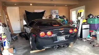 LS3 C6 BBK Long Tubes, Stock NPP mufflers