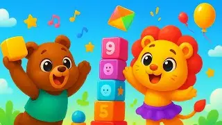 Wysokie Marzenia: Piosenka o Klockach! 🎶🧸 Kolorowa Zabawa by BrightTales