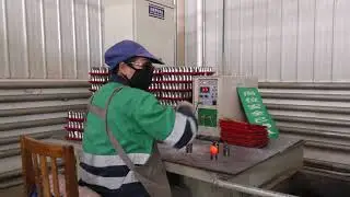 Processing for Taper Chisel Bits by hot insert