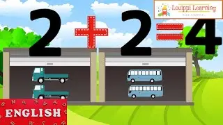 [First addition] How many at all? 3 vehicle  Educational videos for toddlers First addition for kids