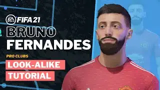 FIFA 21 BRUNO FERNANDES Pro Clubs Look alike Build | Manchester United - Hat Trick Hero