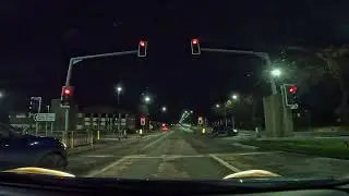 Driving at Night from NG9 to NG5 Nottingham UK