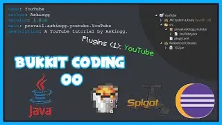 Bukkit Coding Tutorials 00 | Your first plugin